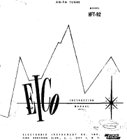Eico HFT-92 - Owners Manual 